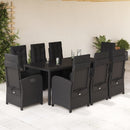 5-Delige Tuinset Met Kussens Poly Rattan