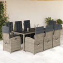 5-Delige Tuinset Met Kussens Poly Rattan