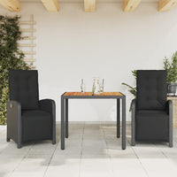 5-Delige Tuinset Met Kussens Poly Rattan