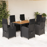 5-Delige Tuinset Met Kussens Poly Rattan