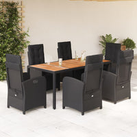 5-Delige Tuinset Met Kussens Poly Rattan