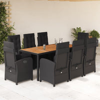 5-Delige Tuinset Met Kussens Poly Rattan