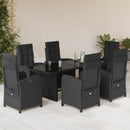 9-Delige Tuinset Met Kussens Poly Rattan