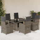9-Delige Tuinset Met Kussens Poly Rattan