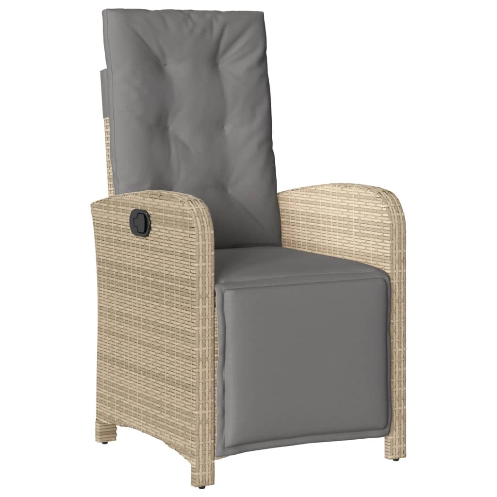 9-Delige Tuinset Met Kussens Poly Rattan