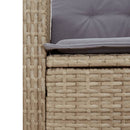 9-Delige Tuinset Met Kussens Poly Rattan