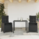 5-Delige Tuinset Met Kussens Poly Rattan