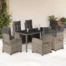 5-Delige Tuinset Met Kussens Poly Rattan