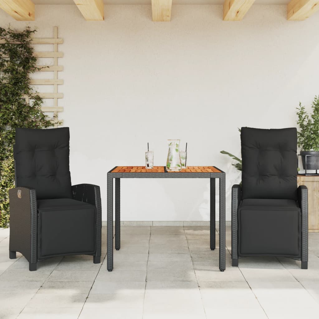 7-Delige Tuinset Met Kussens Poly Rattan