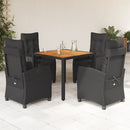 7-Delige Tuinset Met Kussens Poly Rattan