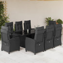 7-Delige Tuinset Met Kussens Poly Rattan