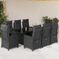 7-Delige Tuinset Met Kussens Poly Rattan