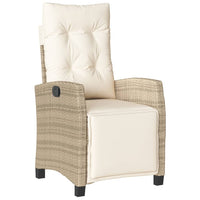 5-Delige Tuinset Met Kussens Poly Rattan Beige