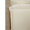 5-Delige Tuinset Met Kussens Poly Rattan Beige