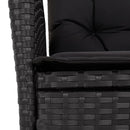 7-Delige Tuinset Met Kussens Poly Rattan
