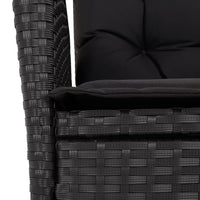 7-Delige Tuinset Met Kussens Poly Rattan