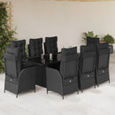 7-Delige Tuinset Met Kussens Poly Rattan