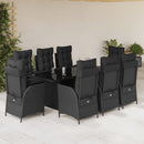 9-Delige Tuinset Poly Rattan