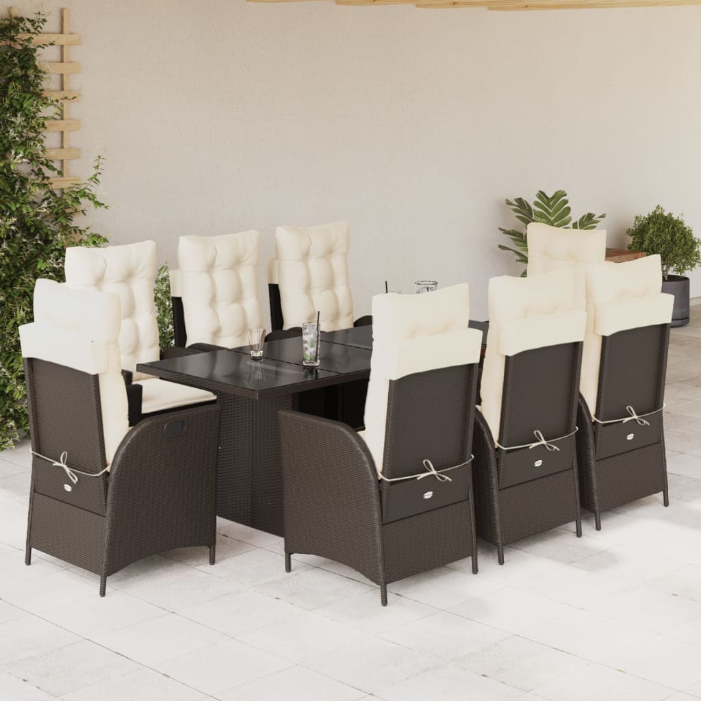 9-Delige Tuinset Poly Rattan