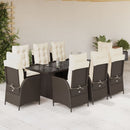 9-Delige Tuinset Poly Rattan