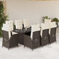 9-Delige Tuinset Poly Rattan