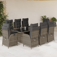 9-Delige Tuinset Poly Rattan