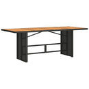 7-Delige Tuinset Met Kussens Poly Rattan