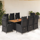 9-Delige Tuinset Poly Rattan