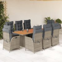 9-Delige Tuinset Poly Rattan
