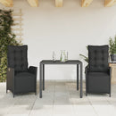 5-Delige Tuinset Met Kussens Poly Rattan