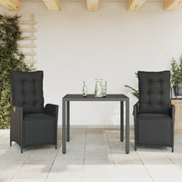 5-Delige Tuinset Met Kussens Poly Rattan