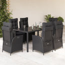 5-Delige Tuinset Met Kussens Poly Rattan