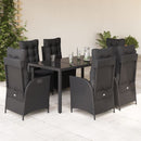 5-Delige Tuinset Met Kussens Poly Rattan