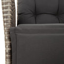 5-Delige Tuinset Met Kussens Poly Rattan