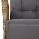 9-Delige Tuinset Met Kussens Poly Rattan