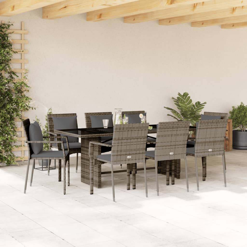 9-Delige Tuinset Poly Rattan