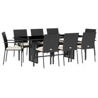 9-Delige Tuinset Poly Rattan