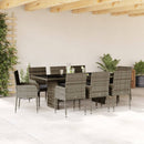 7-Delige Tuinset Met Kussens Poly Rattan