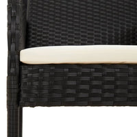 7-Delige Tuinset Met Kussens Poly Rattan