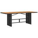 7-Delige Tuinset Met Kussens Poly Rattan