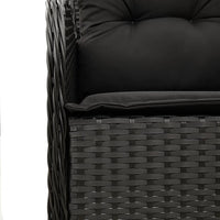 7-Delige Tuinset Met Kussens Poly Rattan