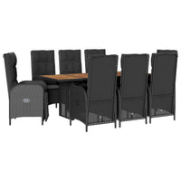 9-Delige Tuinset Poly Rattan
