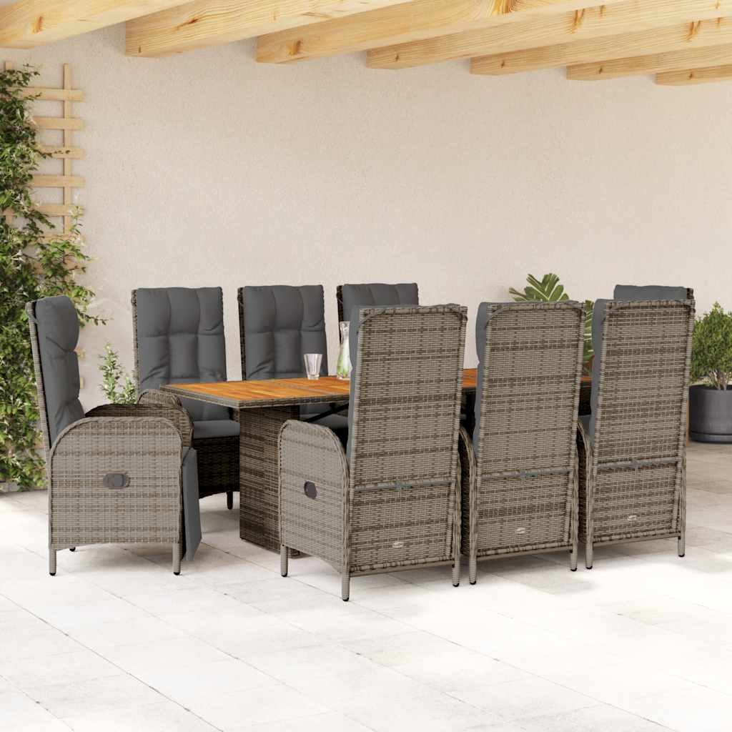 9-Delige Tuinset Poly Rattan