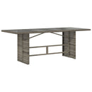 9-Delige Tuinset Met Kussens Poly Rattan