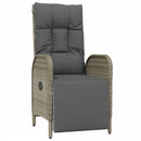 9-Delige Tuinset Met Kussens Poly Rattan