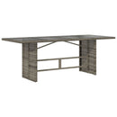 9-Delige Tuinset Met Kussens Poly Rattan