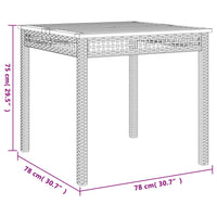 5-Delige Tuinset Met Kussens Poly Rattan Zwart