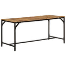 Eettafel Massief Hout Ruw Mangohout