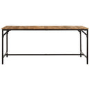 Eettafel Massief Hout Ruw Mangohout