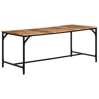Eettafel Massief Hout Ruw Mangohout